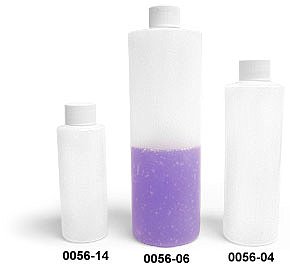 Natural HDPE Cylinder with Flip-Top Lid, 16 oz.
