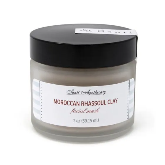Santi Apothecary Moroccan Rhassoul Clay Facial Mask