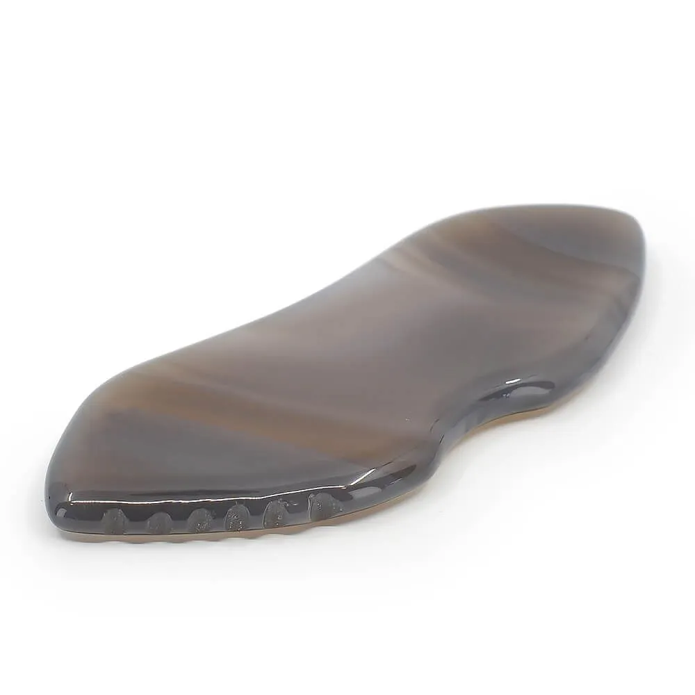Agate Long Jagged Gua Sha