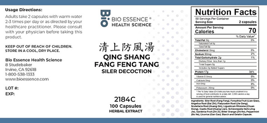 Qing Shang Fang Feng Tang Capsules