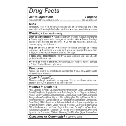 cbdMD Premium Recover Cream 3000mg - 5oz