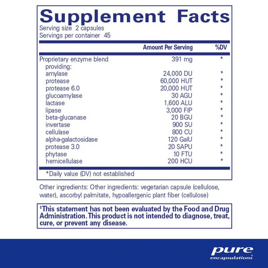 Pure Encapsulations Digestive Enzymes Ultra