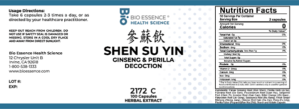 Shen Su Yin Capsules