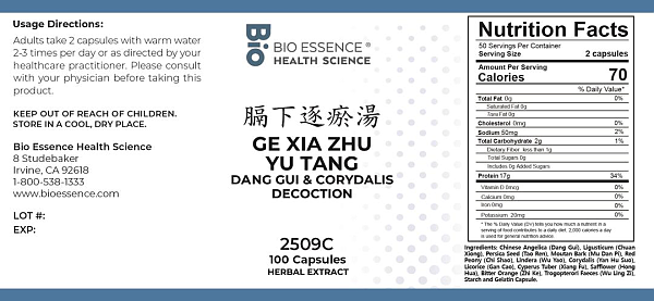 Ge Xia Zhu Yu Tang Capsules