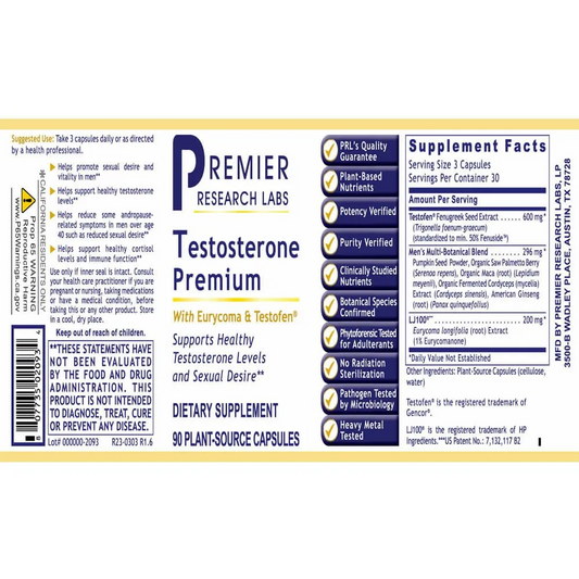 Premier Research Labs Testosterone Premium