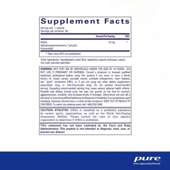 Pure Encapsulations DHEA 10 mg