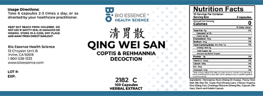 Qing Wei San Capsules