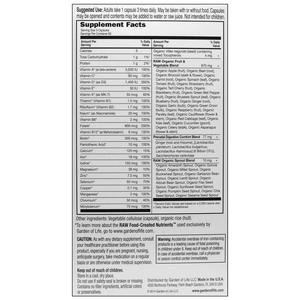 Vitamin Code® Prenatal Multivitamin