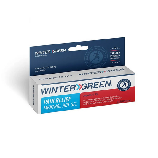 Wintergreen Pain Relief Menthol Hot Gel 2.5 Oz