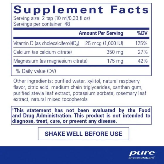Pure Encapsulations CAL/MAG/D Liquid