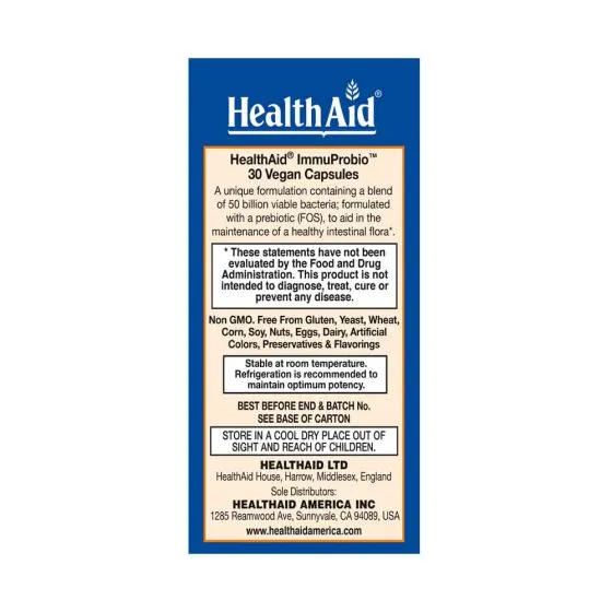 HealthAid Immu Probio 50 billion CFU Capsules