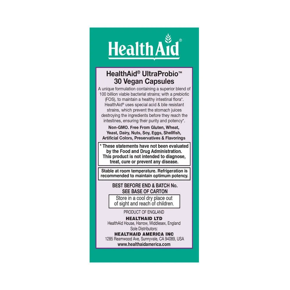 HealthAid Ultra Probio 100 Billion CFU Capsules