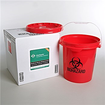 5 Gallon Wide Mouth Sharps by Mail (No Loose Sharps) - C