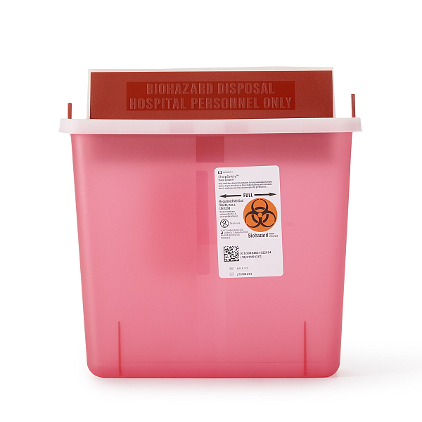 5 Quart Sage Bio-Hazard, Red