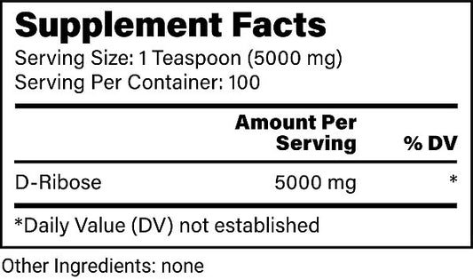 D-Ribose Powder, 17.6oz - Image 2