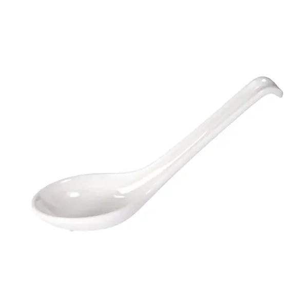 Gua Sha Spoon, White Melamine - 6.5''