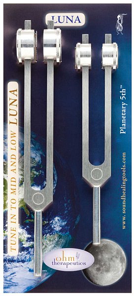 Luna Tuning Fork Set, 210.42hz and 105.21hz