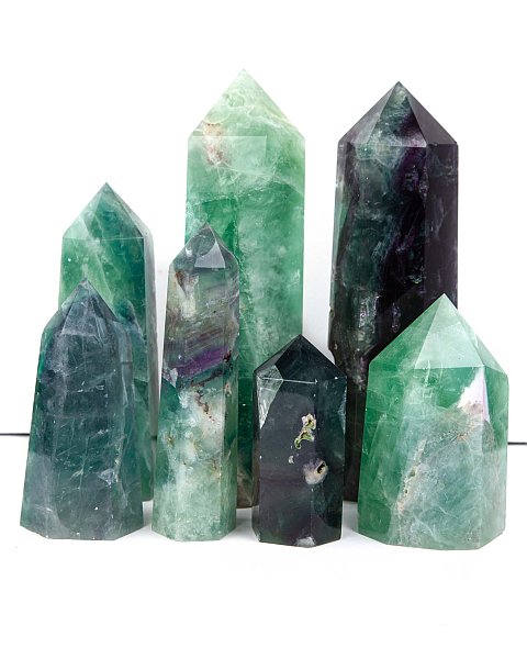 Fluorite Tower, Large 4"-5"