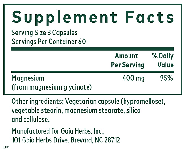 Magnesium Glycinate - 400 mg, 180ct - Image 2