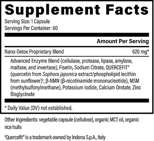 Nano Detox, 60 Caps - Image 2