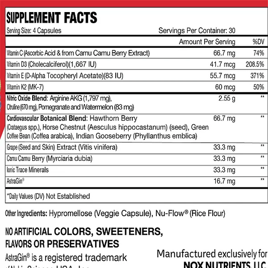 CardioGo Ultimate Nitric Oxide, 120 Caps - Image 2
