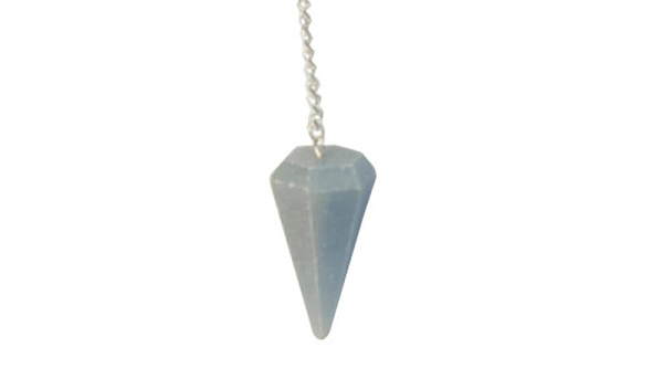Angelite Tapered Pt Pendulum