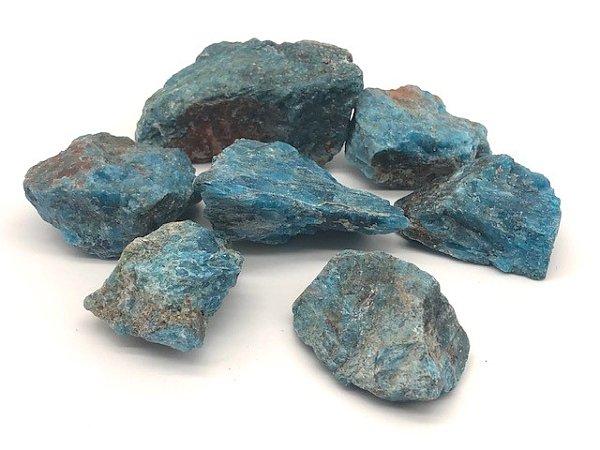 Blue Apatite Rough Stone