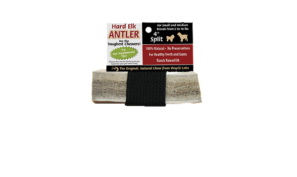 Elk Antler Chews 4inch, Split