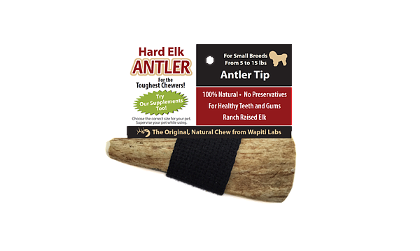 Elk Antler Chews 4inch, Tip