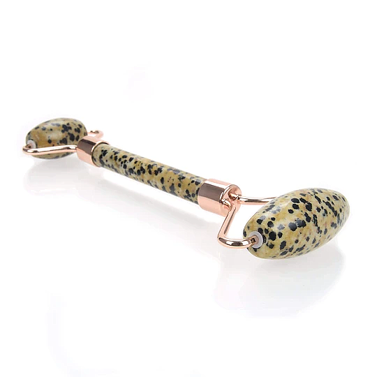 Dalmatian Jasper Gemstone Face Roller