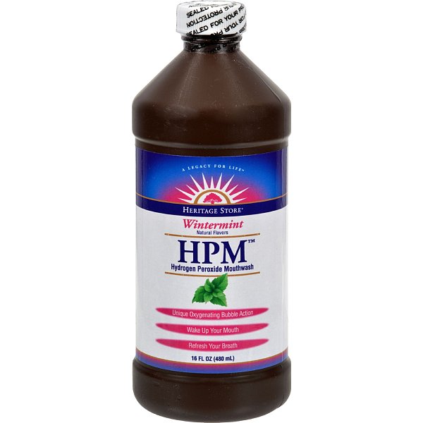 Hydrogen Peroxide Mouthwash - Wintermint, 16oz