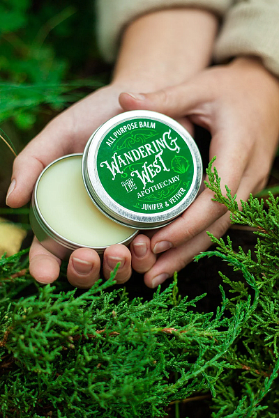 Juniper & Vetiver Balm, 2oz tin - Image 3