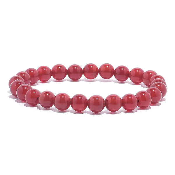 Carnelian 8mm Bracelet, Small - 6.5"