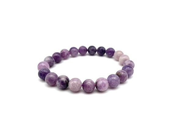 Lepidolite Bracelet, 8mm