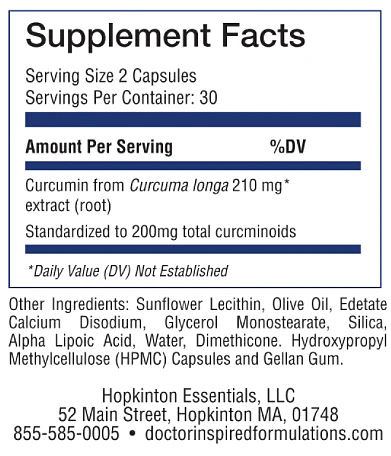 Liposomal Curcumin, 60ct - Image 2