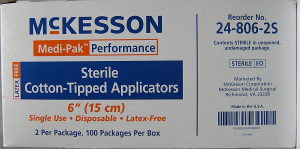 Cotton-Tipped Applicators, Sterile
