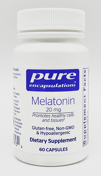 Melatonin, 20 mg (60 capsules)