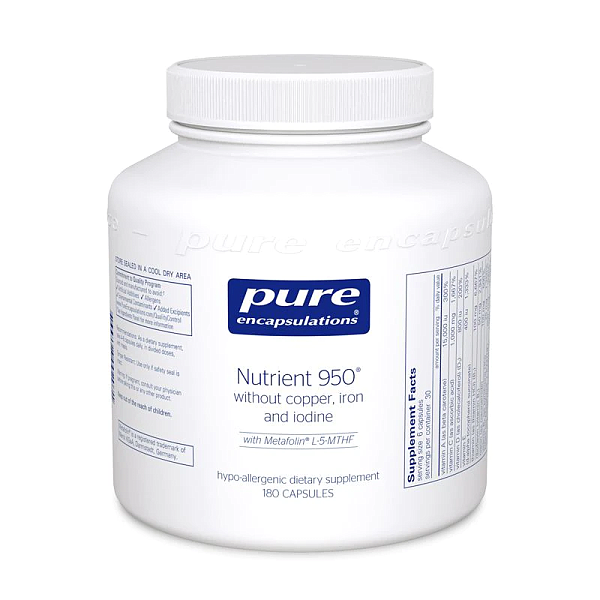 Nutrient 950 without copper, iron, & iodine