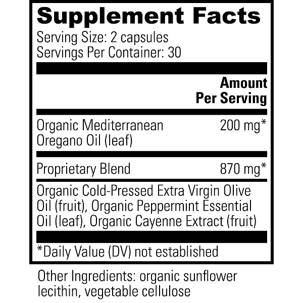 Oregano Oil, 60 cap - Image 2
