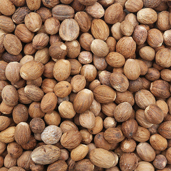 Nutmeg (whole) - Certified Organic, 1lb