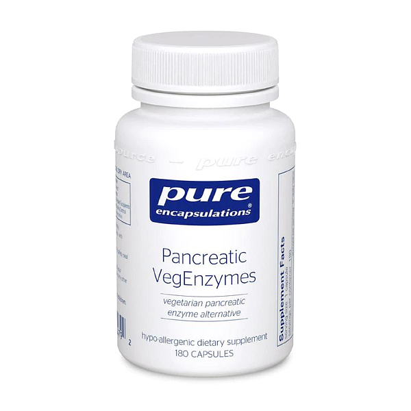 Pancreatic VegEnzymes, 180 Capsules