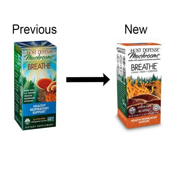 Host Defense Mushrooms Breathe Capsules