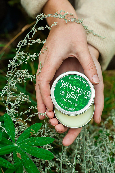 Sage & Bergamot Balm, 2oz tin - Image 2