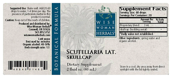Skullcap (Scutellaria lateriflora), 2 oz - Image 2
