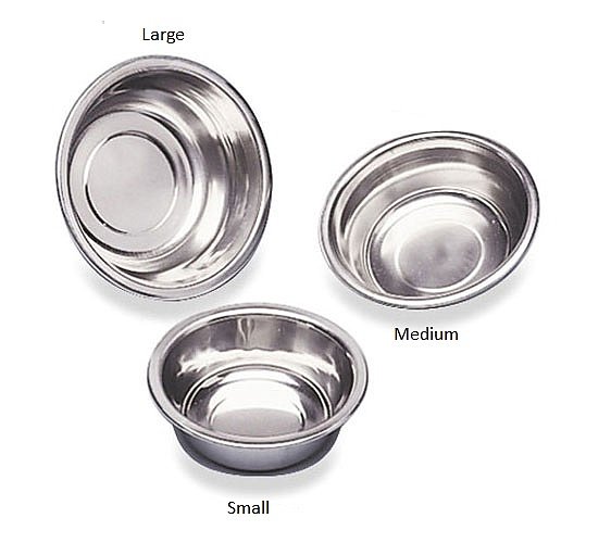Small Stainless Steel Utility Basin (5.1"diax1.8"H)
