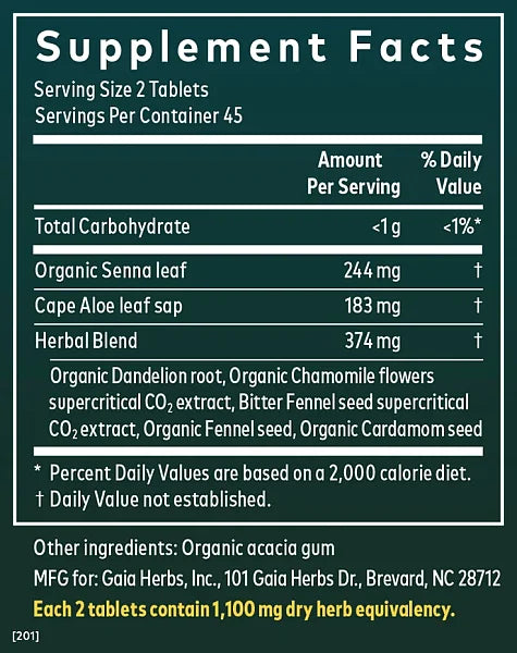 Natural Laxative, 90 tablets - Image 2