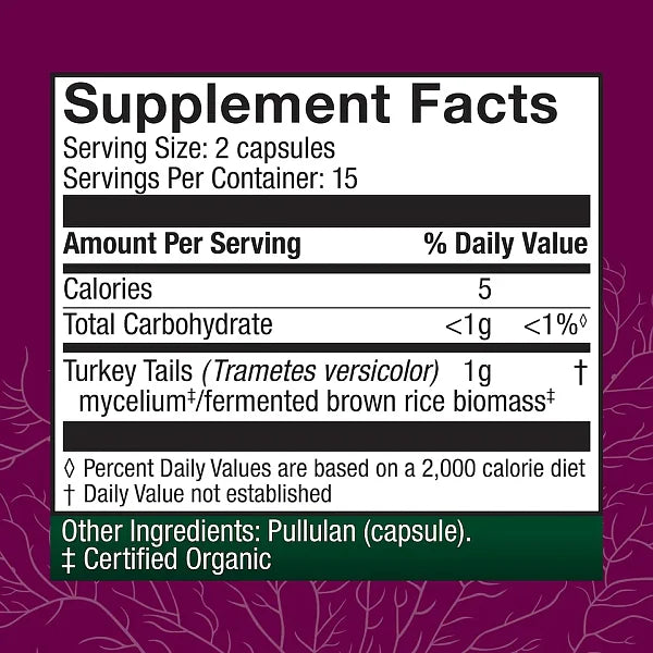 Turkey Tail Capsules - 30 caps - Image 3