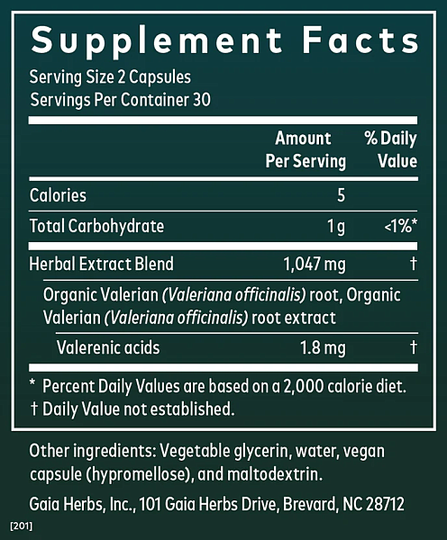 Valerian Root, 60ct - Image 2