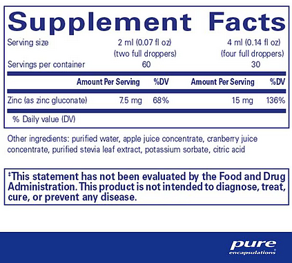 Zinc Liquid, 15 mg - Image 2