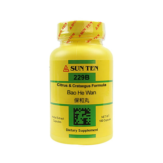 Sun Ten Citrus & Crataegus Formula 229B - 100 Capsules